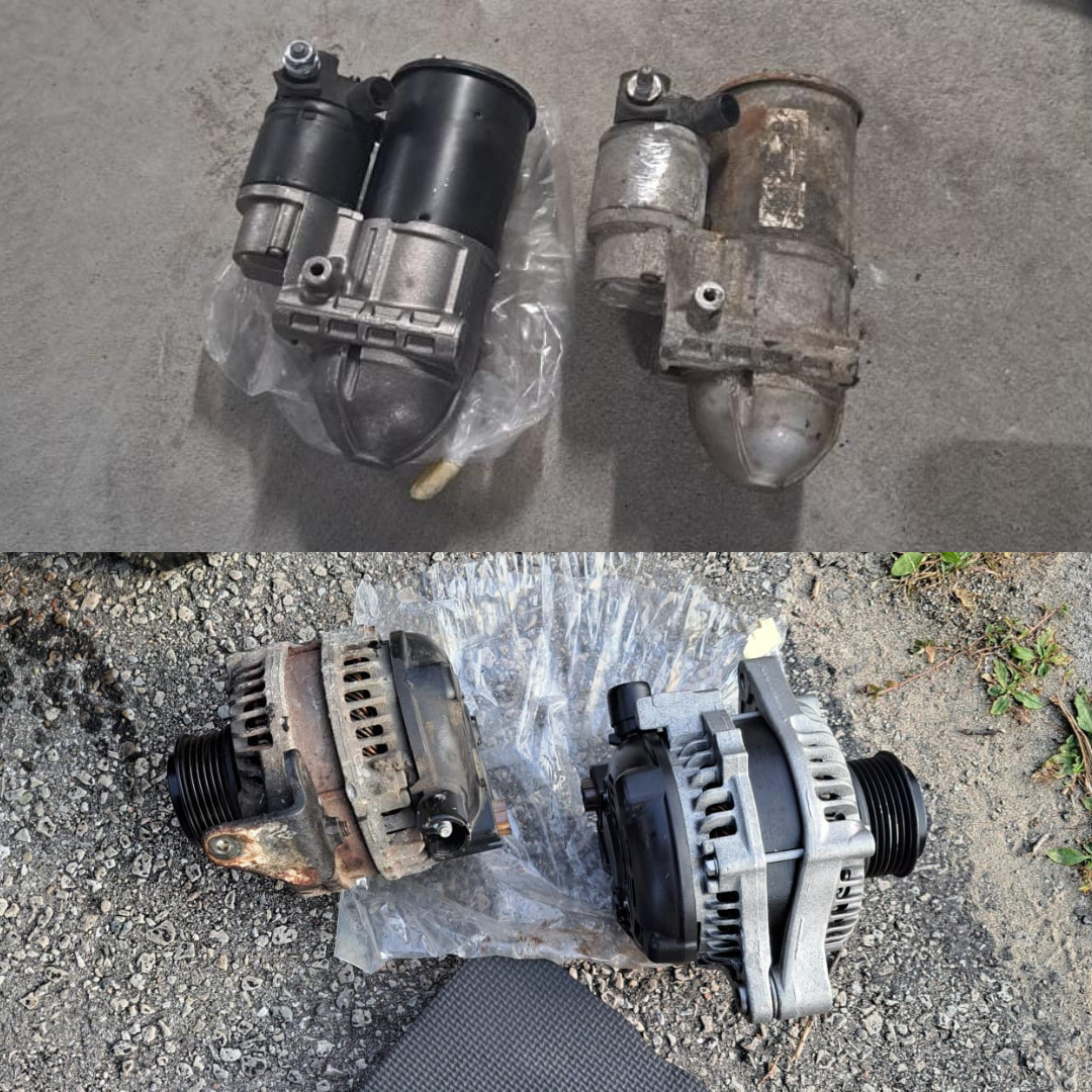 Alternator and starter replacement